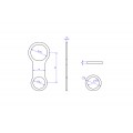 CNC Racing Reservoir Mounting Bracket for OE Mounting